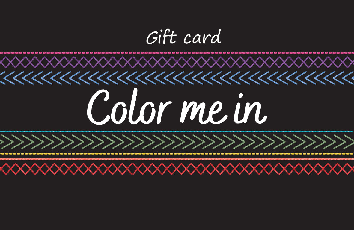 כרטיס מתנה של Color Me In