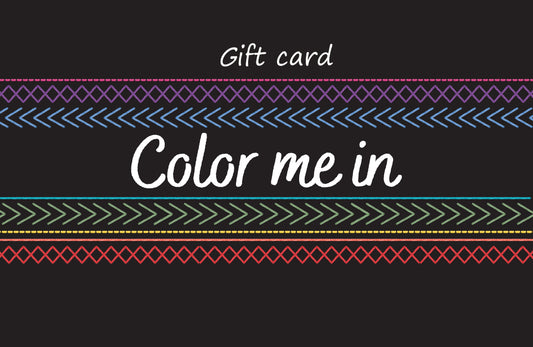 כרטיס מתנה של Color Me In
